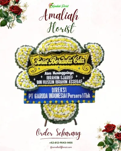 Papan Bunga Duka di Kebun Keling